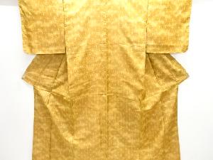 麻の葉模様織り出し西陣お召着物